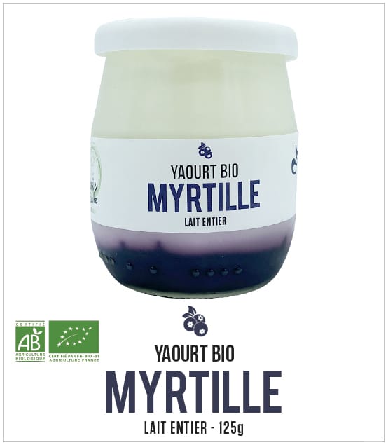 Yaourt Bio Myrtille