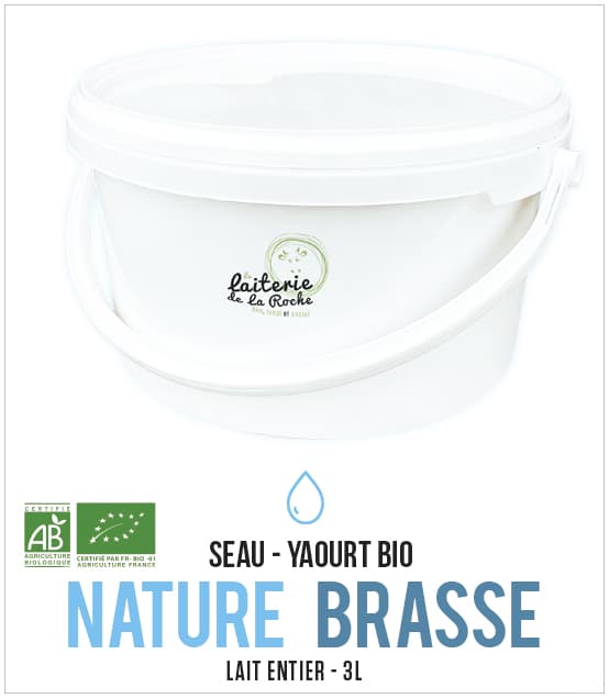Seau 3L Yaourt nature brassé