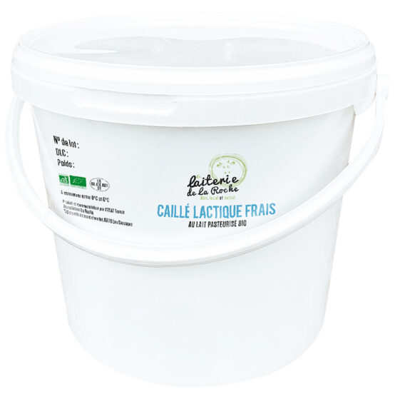 Caillé lactique frais seau 5l